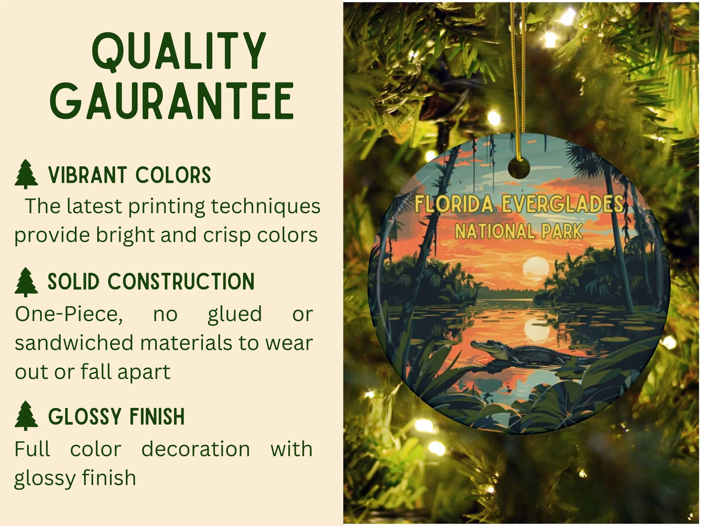 Florida Everglades National Park Ornament