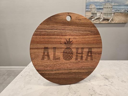 Aloha Acacia Wood Cutting Board