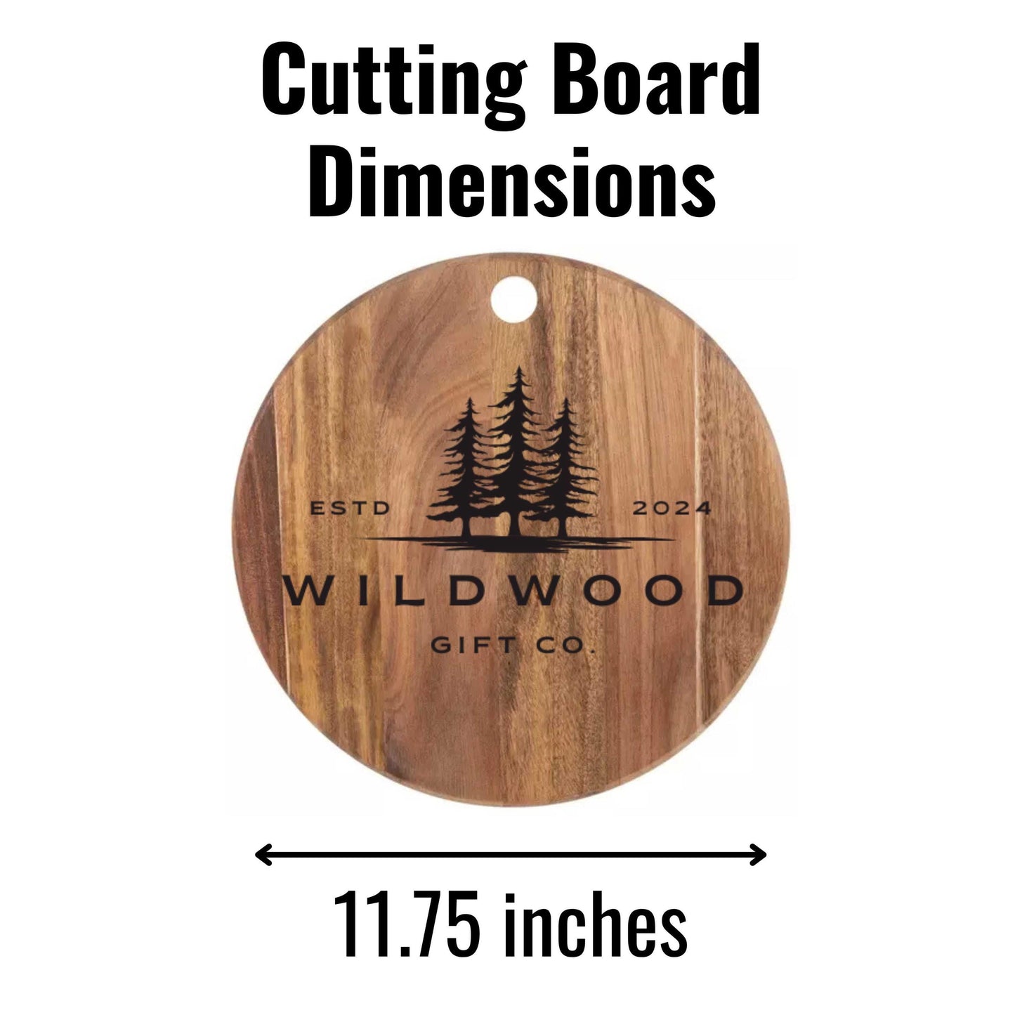 Aloha Acacia Wood Cutting Board
