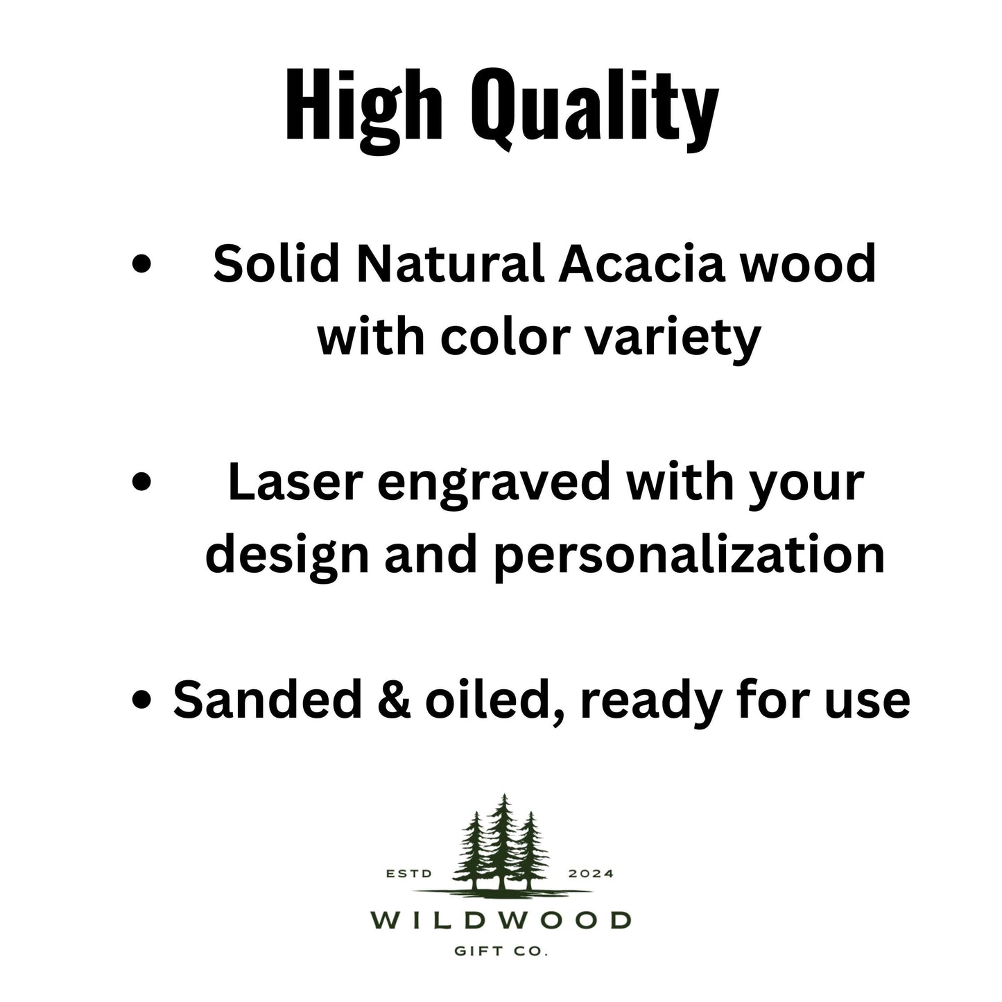 Aloha Acacia Wood Cutting Board