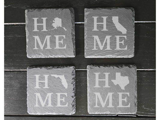 Home State Engraved Coasters