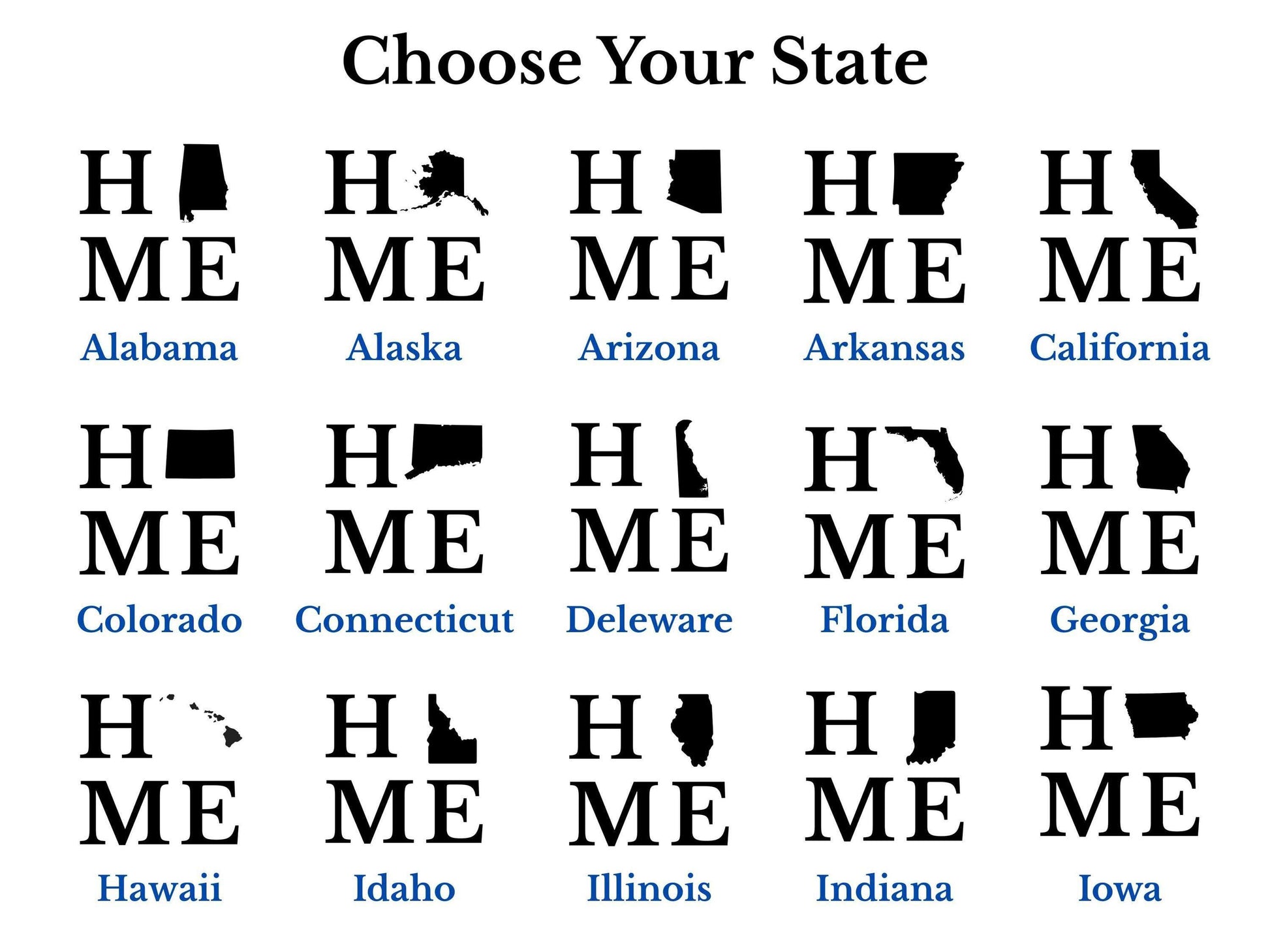 Home State Engraved Coasters