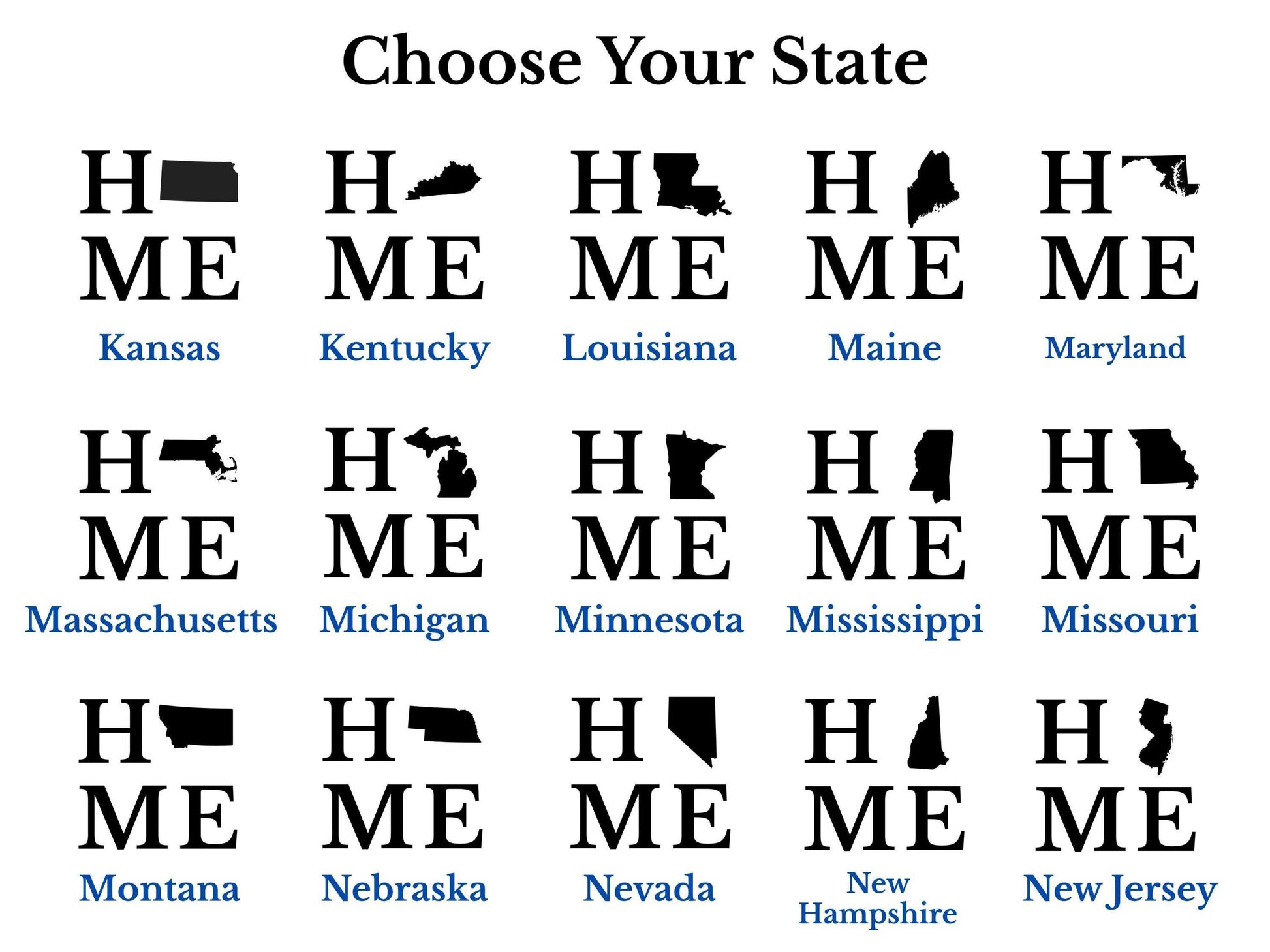 Home State Engraved Coasters