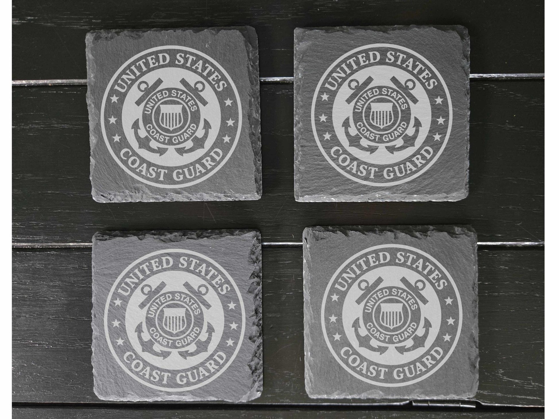 US Coast Guard Coasters Square