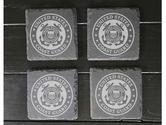 US Coast Guard Coasters Square