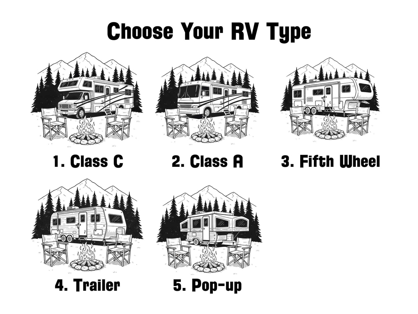 Choose your RV design for cutting board.
