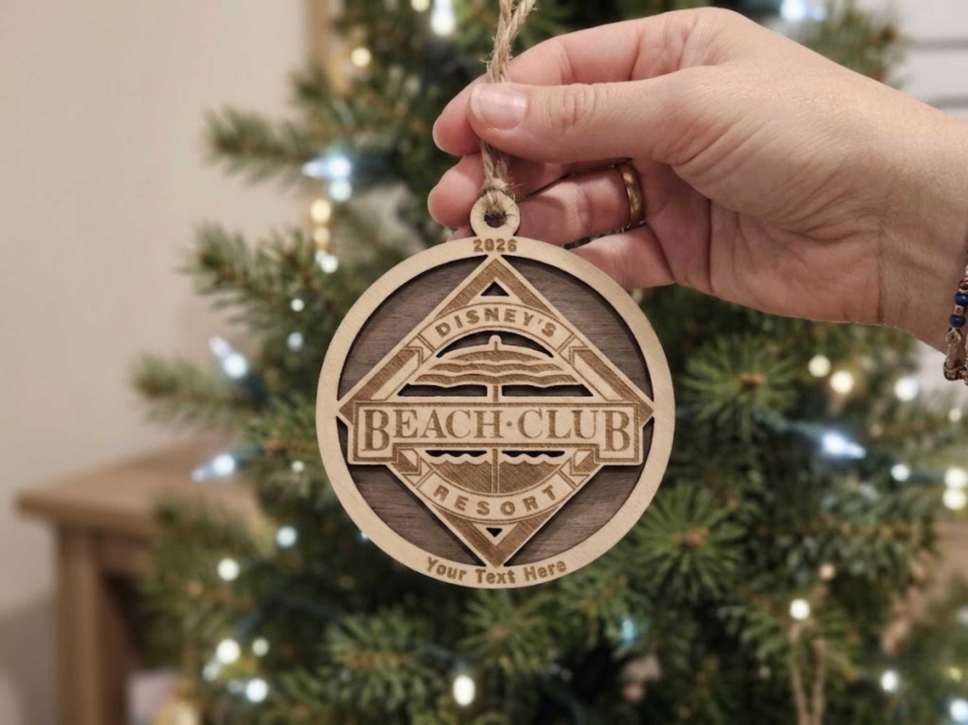 Beach Club Resort Disney World Ornament