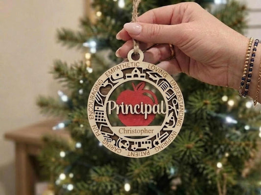 Personalized Principal Ornament