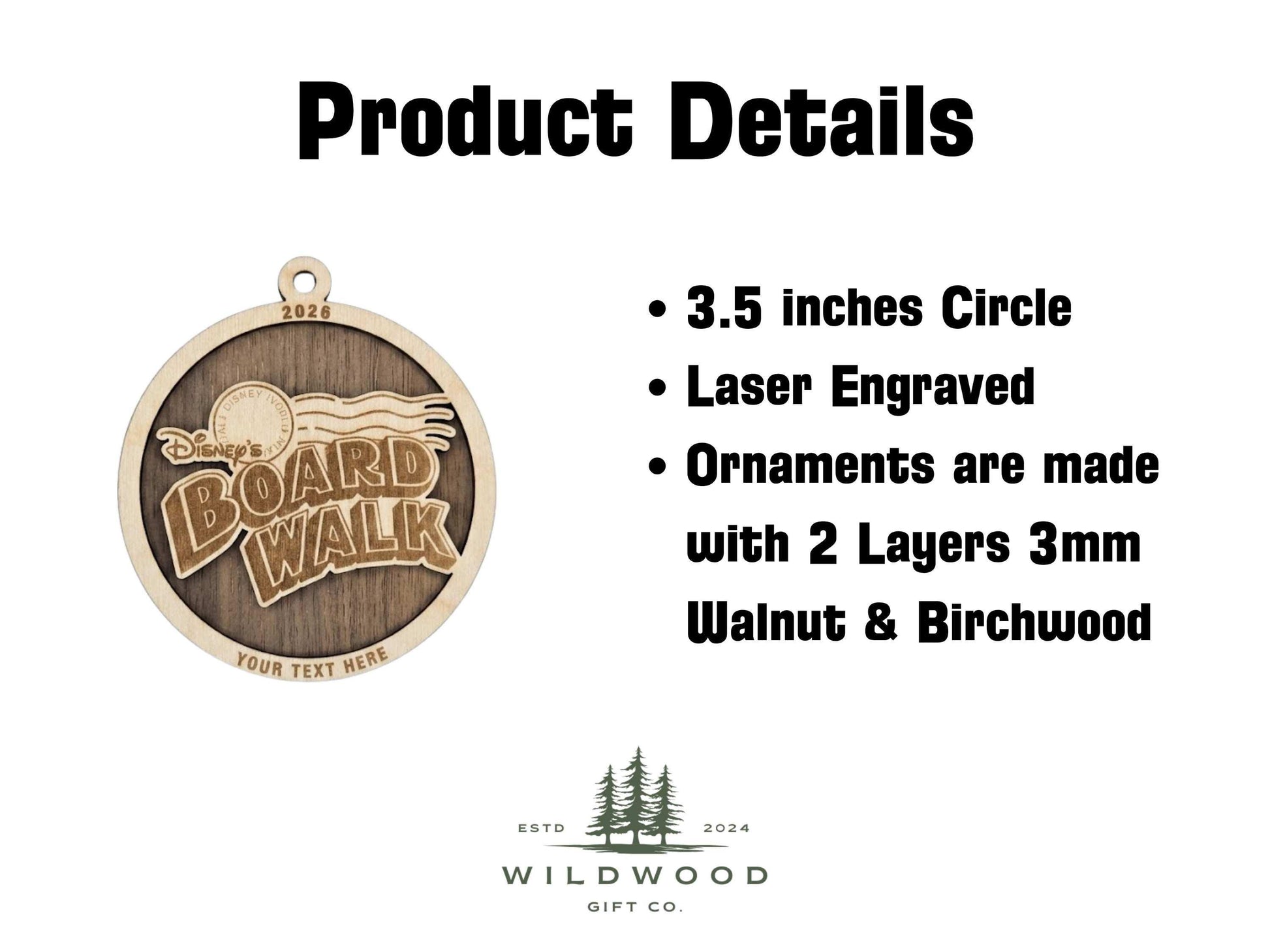Board Walk Resort Disney World Ornament