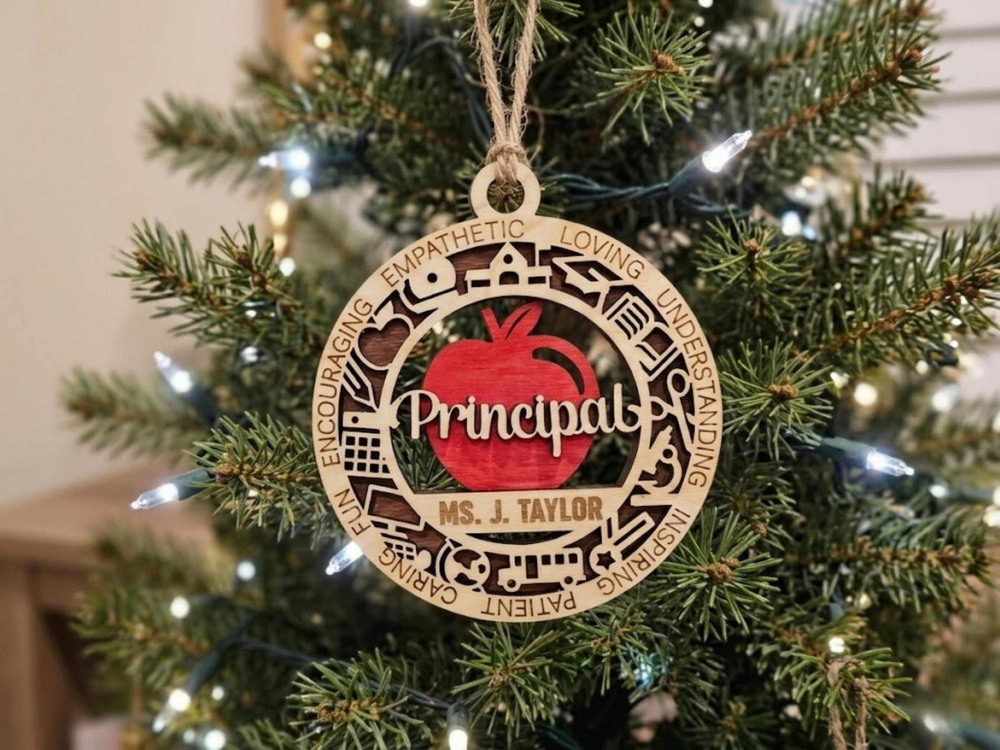 Personalized Principal Ornament
