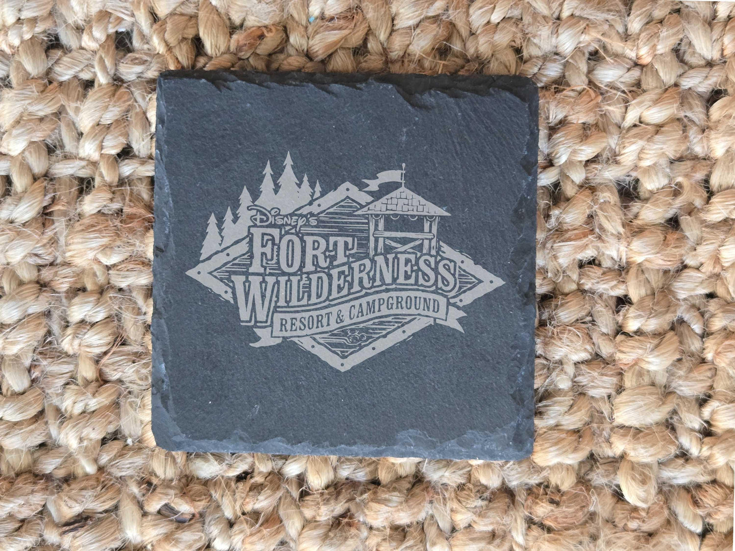 Fort Wilderness Resort Slate Coasters