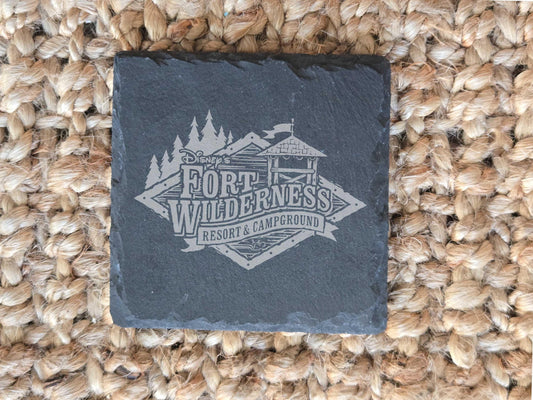 Fort Wilderness Resort Slate Coasters