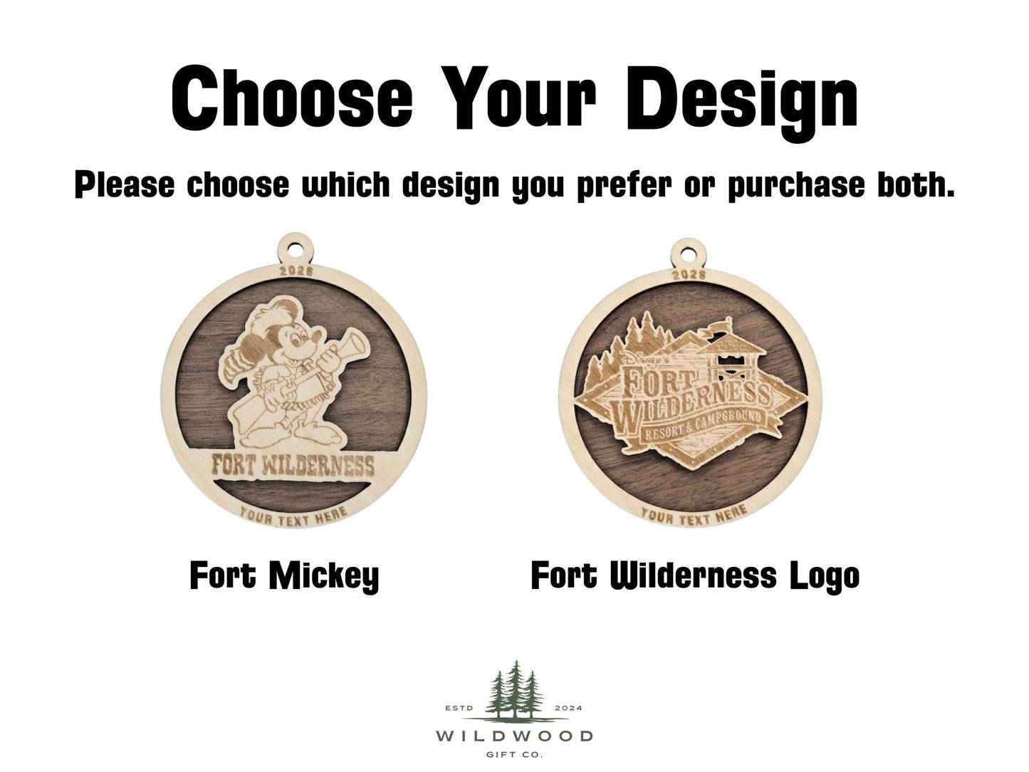 Fort Wilderness Resort and Campground ornaments