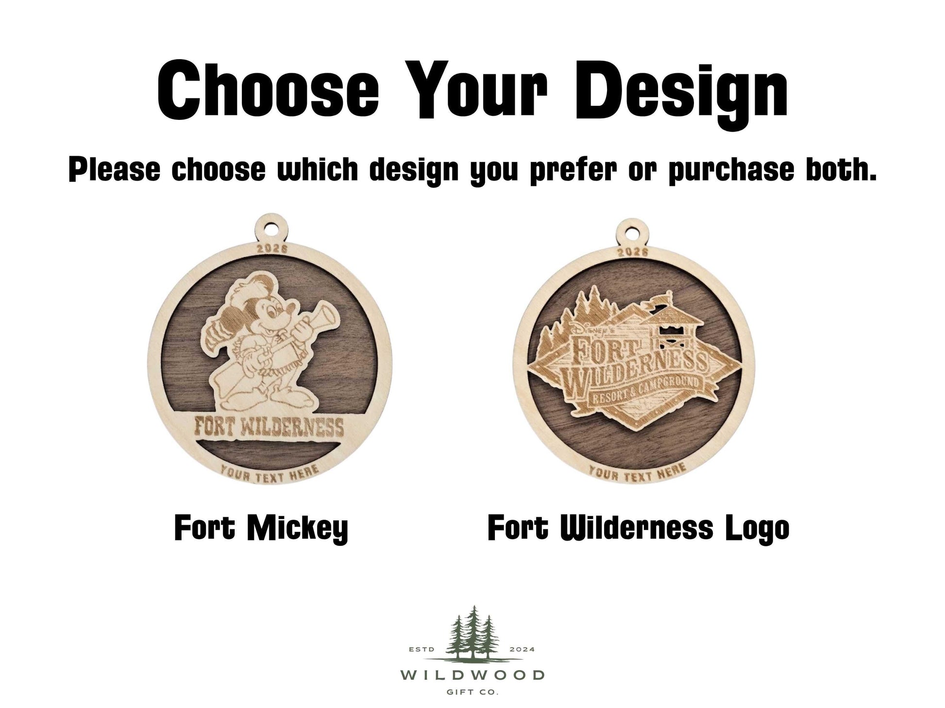 Fort Wilderness Resort and Campground ornaments