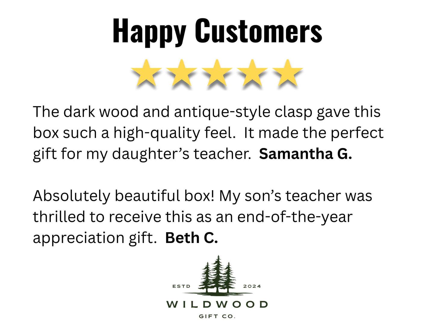 Personalized Teacher Gift Wood Memory Box, Custom Engraved Teacher Appreciation Keepsake