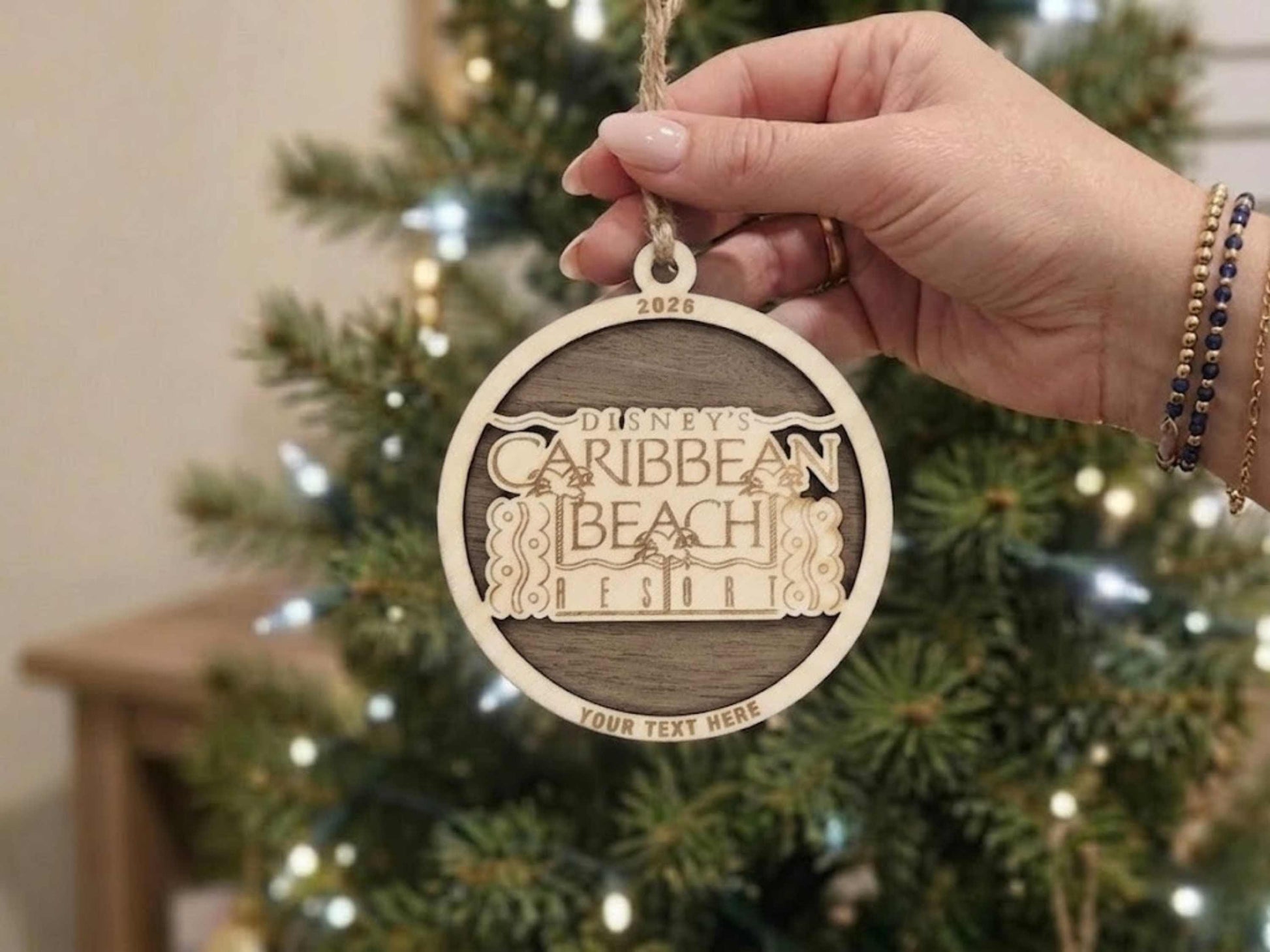 Caribbean Beach Resort Disney World Ornament