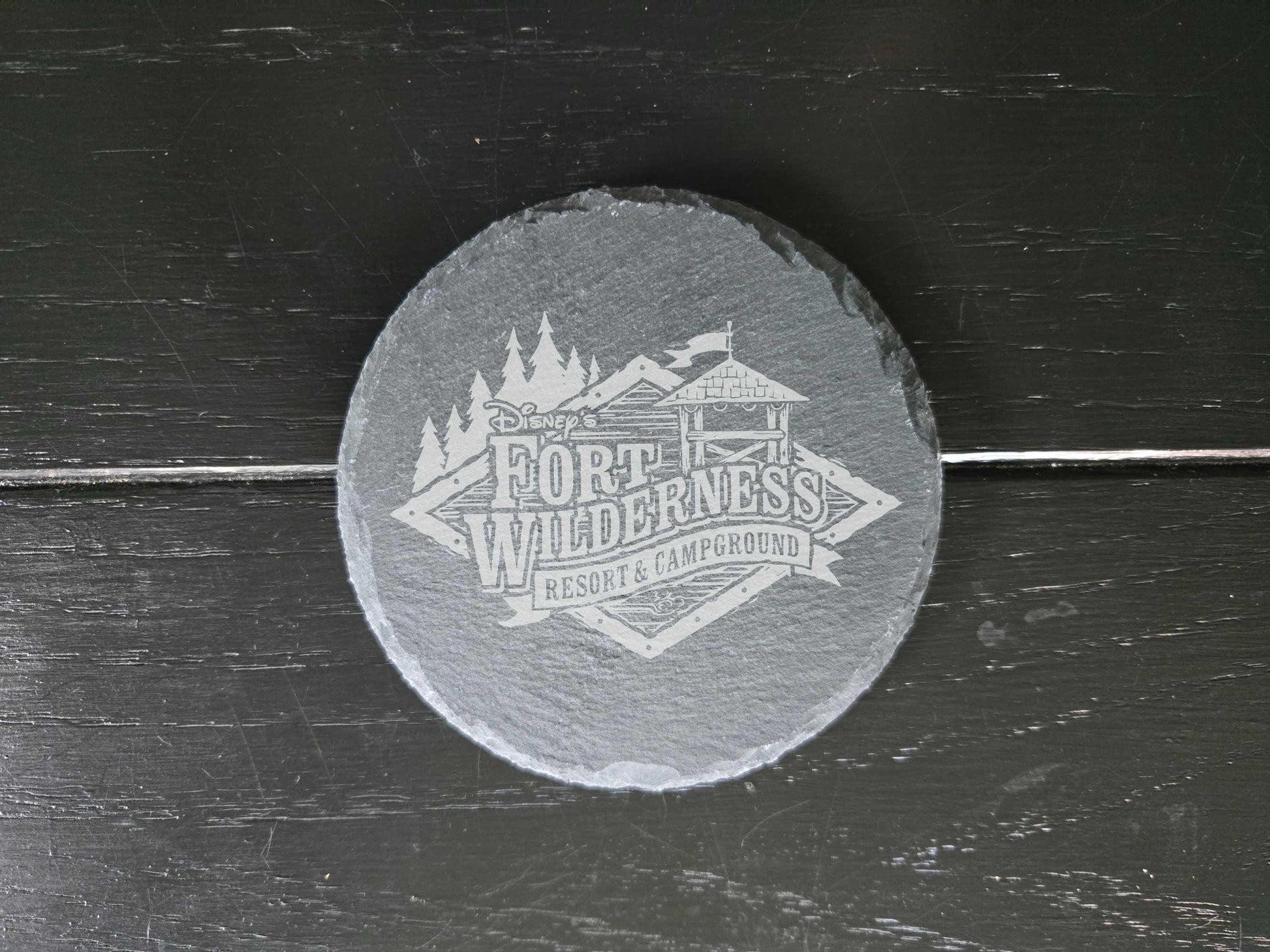 Fort Wilderness Resort Slate Coasters