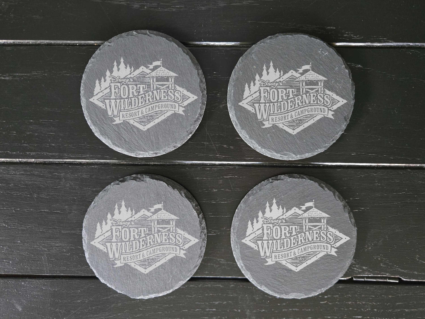 Fort Wilderness Resort Slate Coasters
