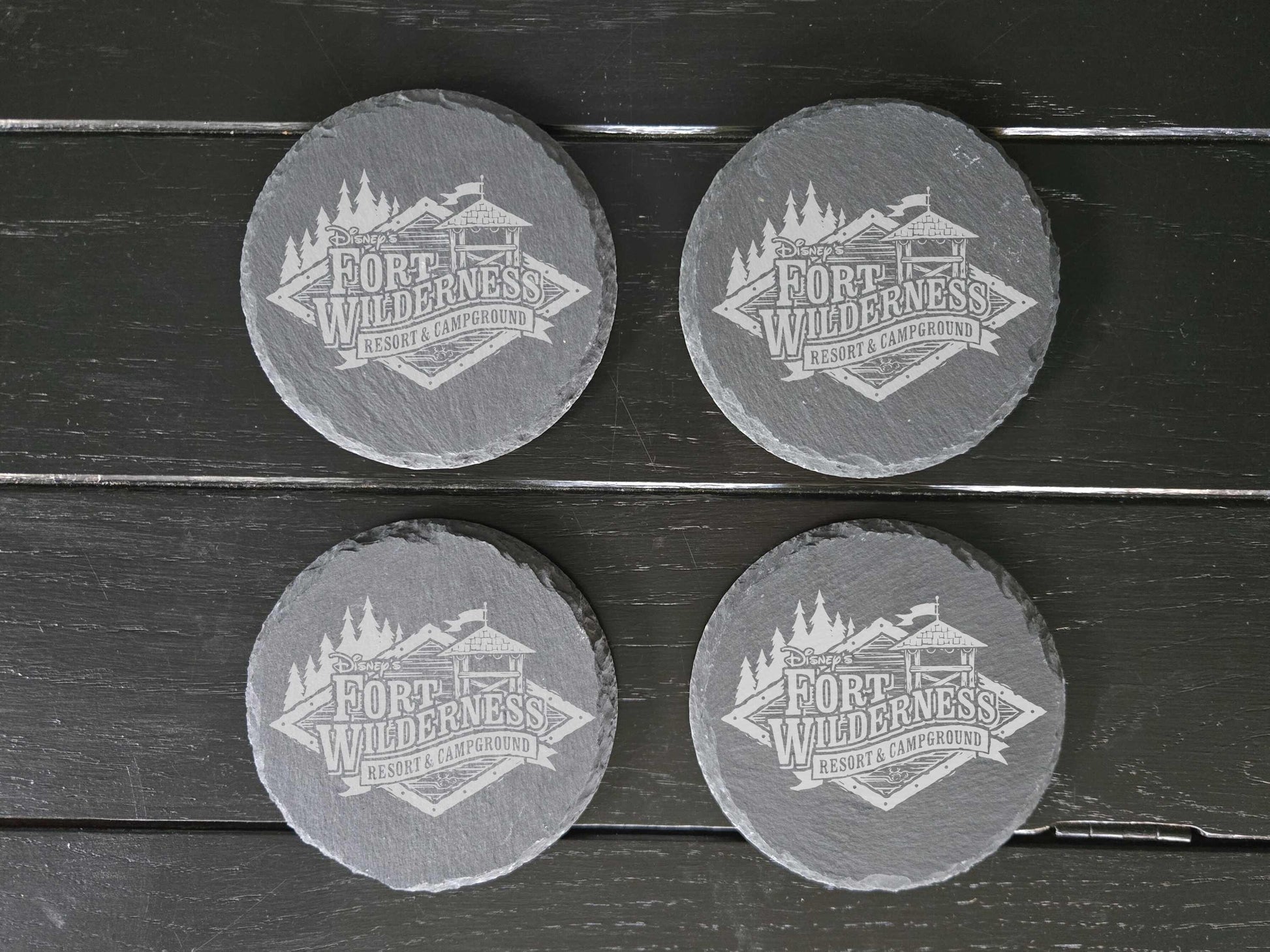 Fort Wilderness Resort Slate Coasters