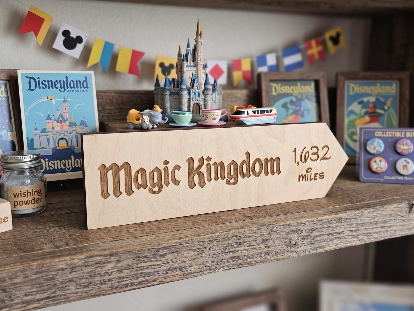Miles to Magic Kingdom Sign