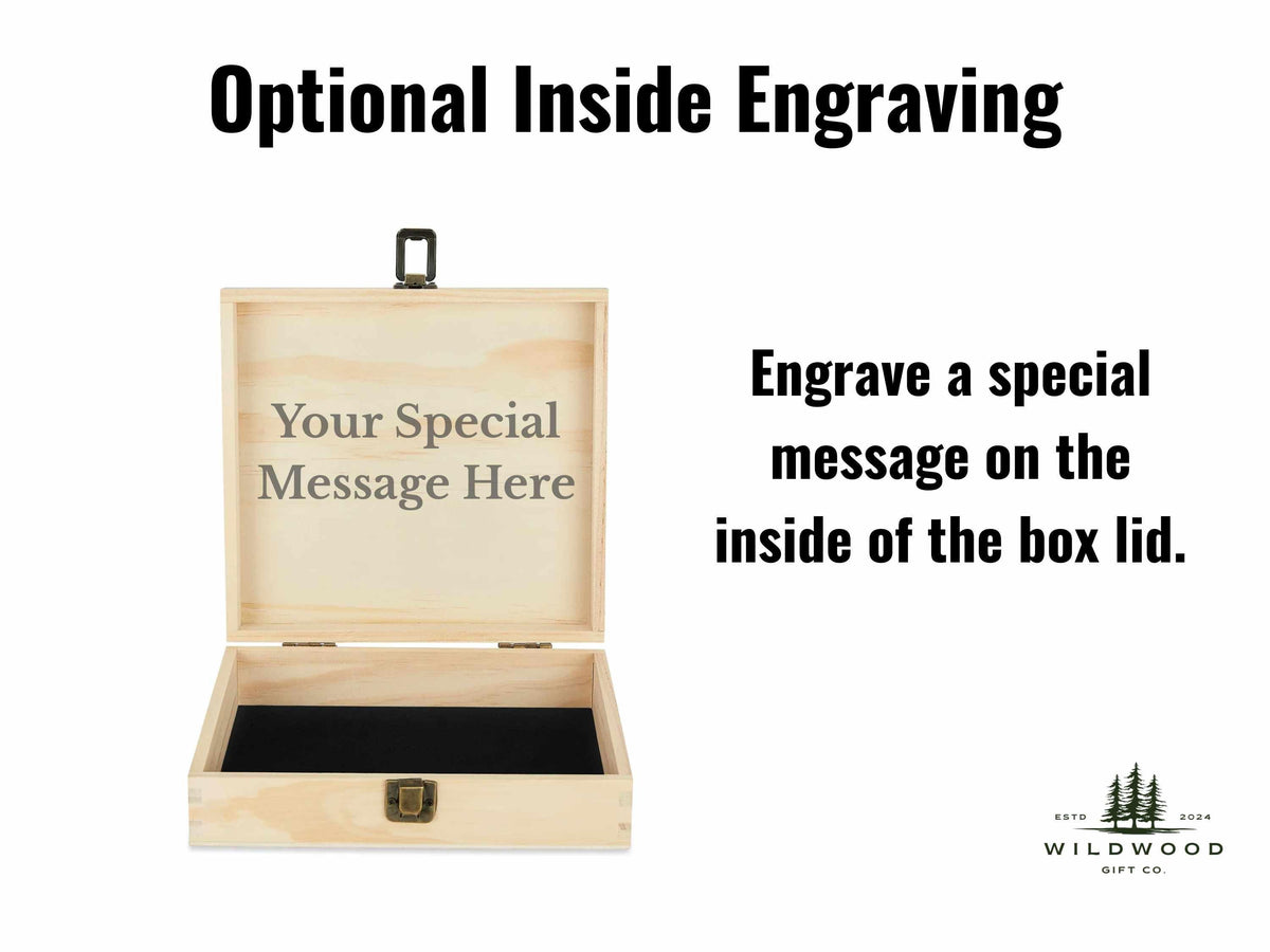 Personalized Girls Fairytale Box - Custom Wooden Keepsake Memory Box Gift for Her