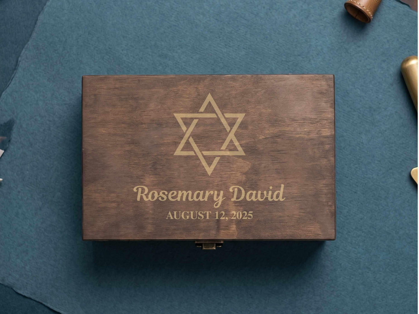 Personalized Bat Mitzvah Memory Box