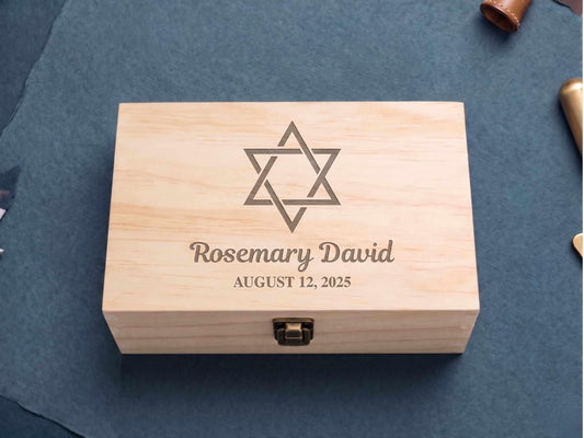 Personalized Bar Mitzvah Memory Box