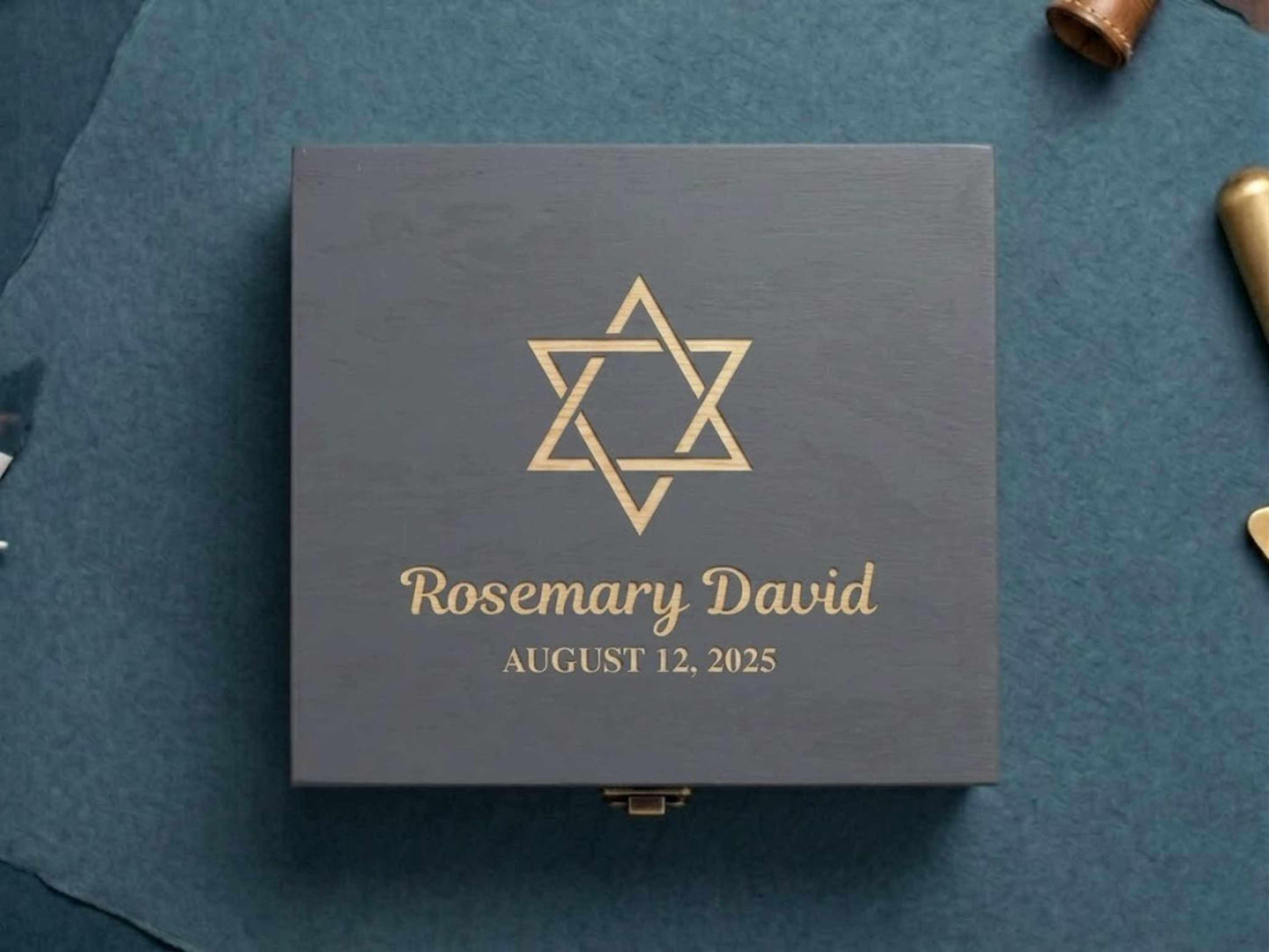 Personalized Bar Mitzvah Memory Box