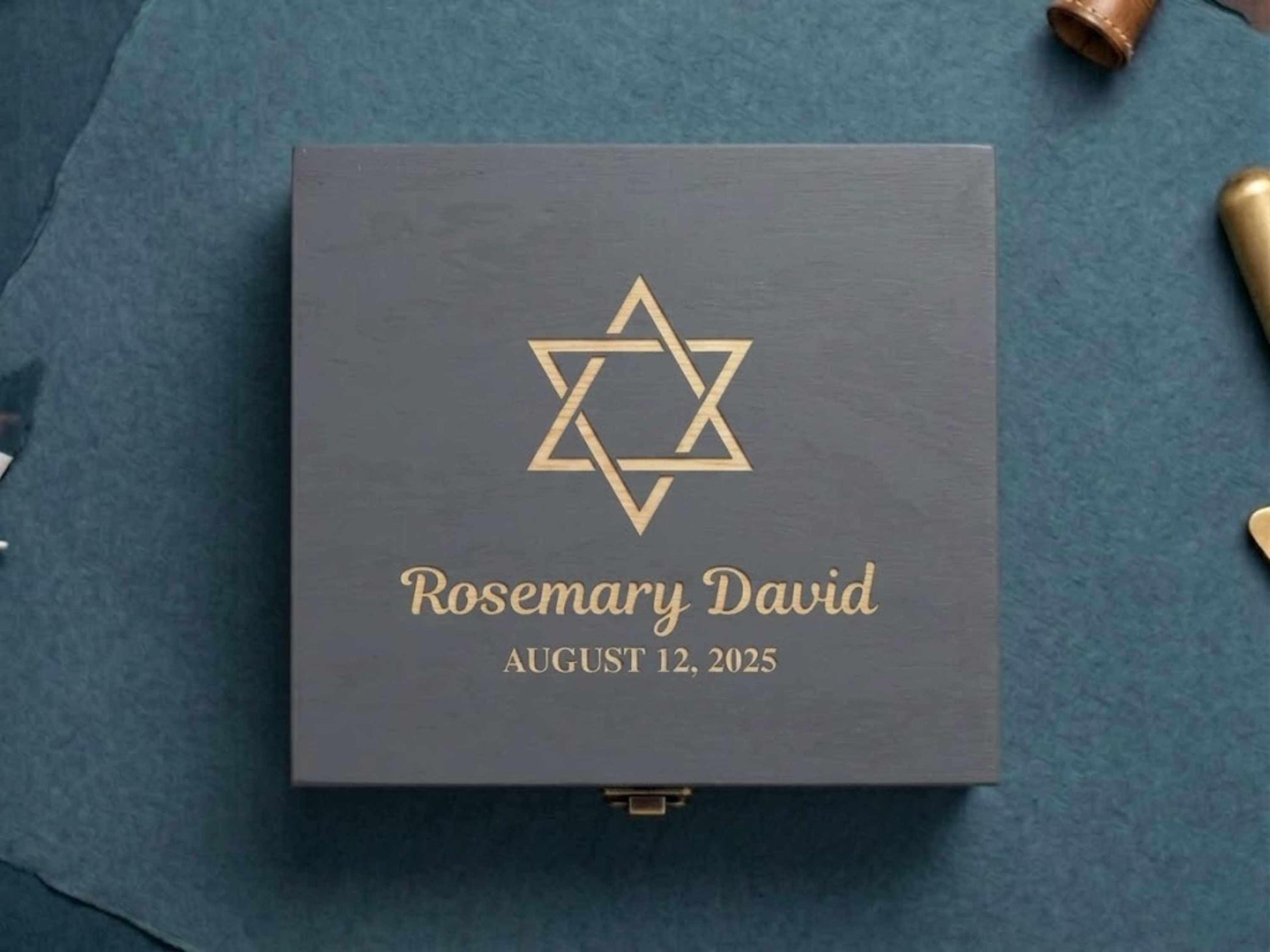 Personalized Bar Mitzvah Memory Box