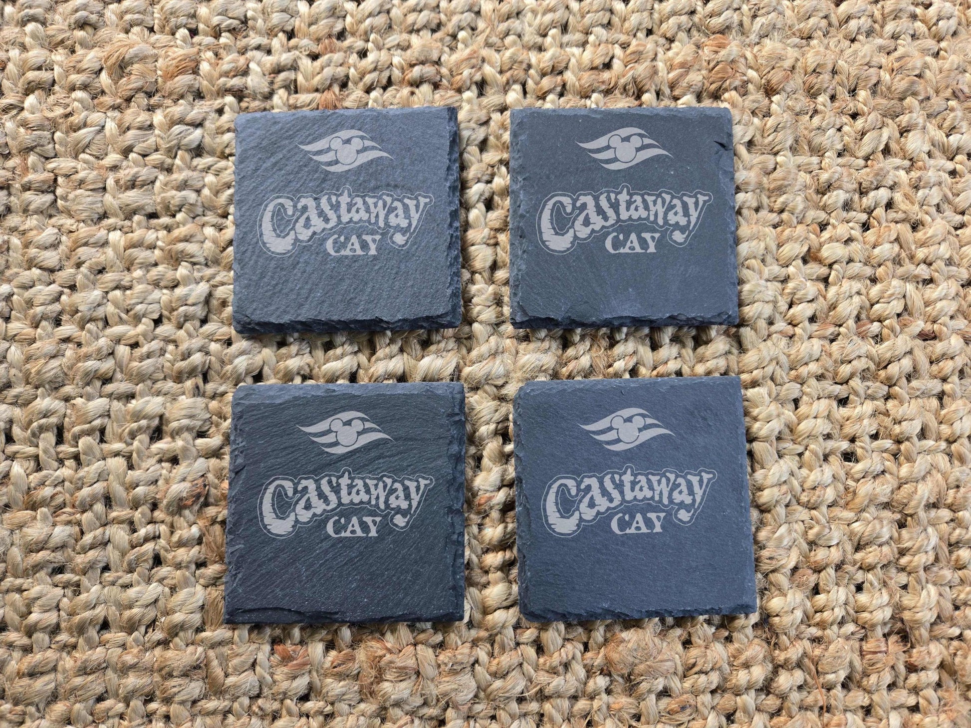 Disney Castaway Cay Drink Coasters