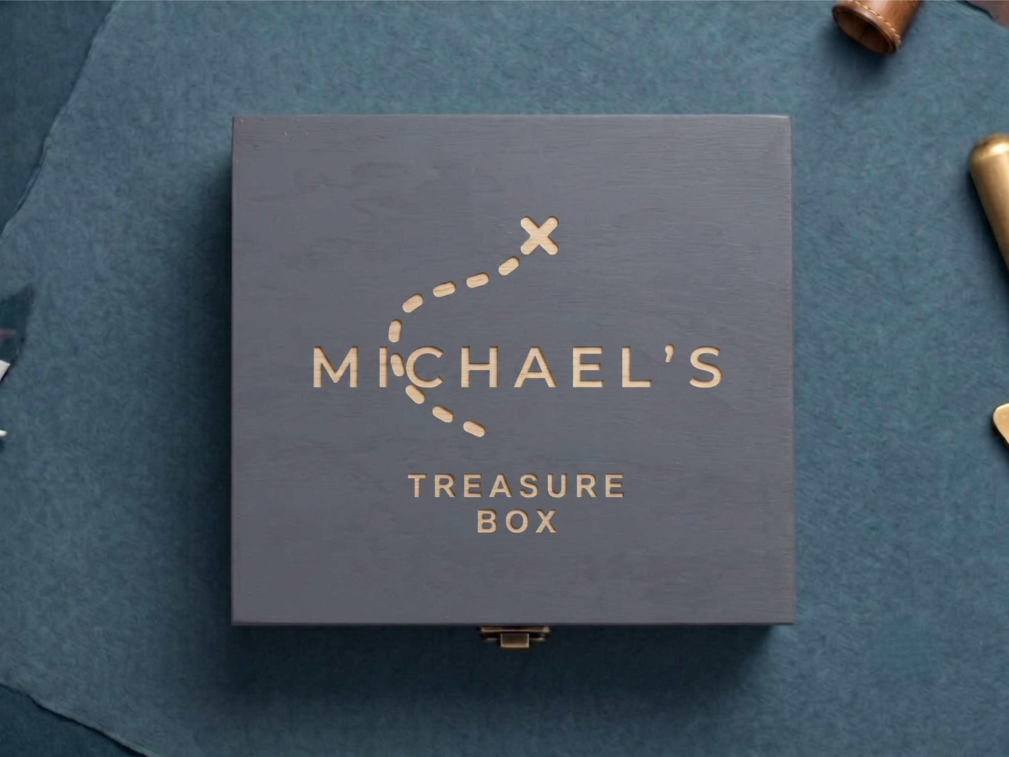 Grey Treasure Keepsake Box