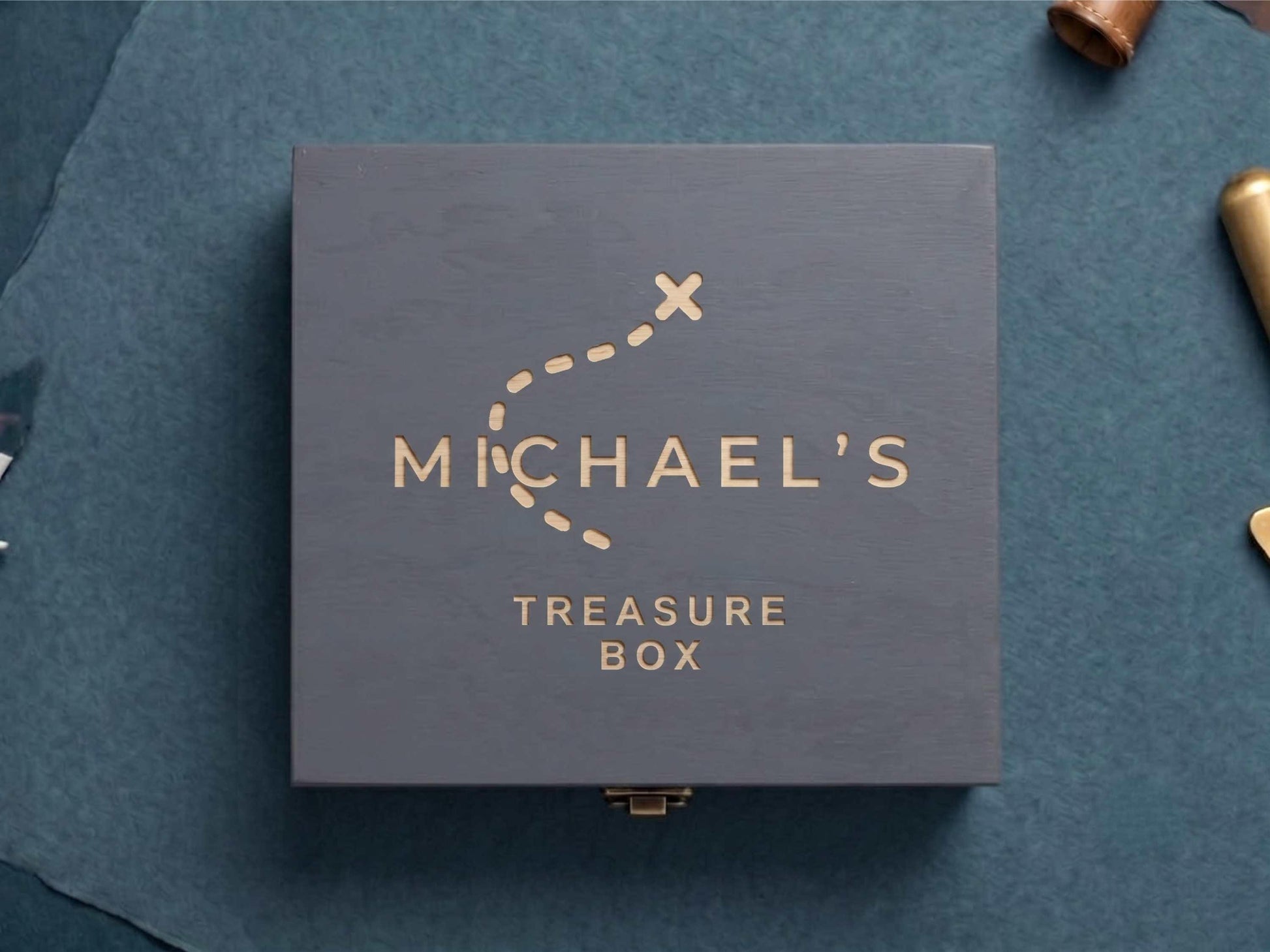 Grey Treasure Keepsake Box