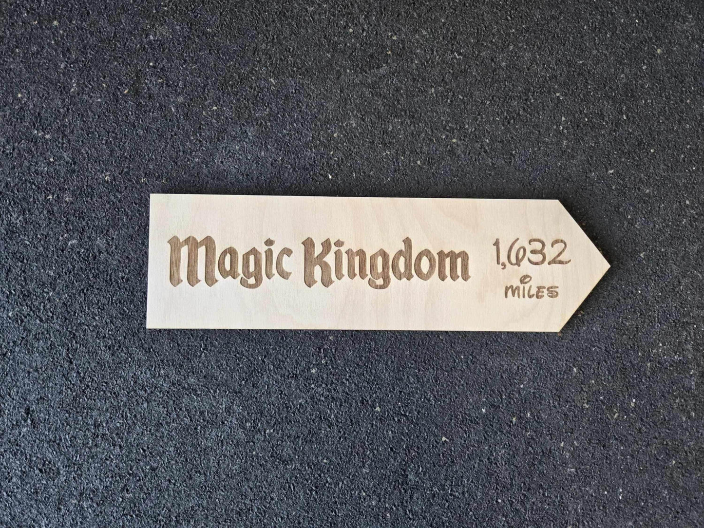 Miles to Magic Kingdom Sign