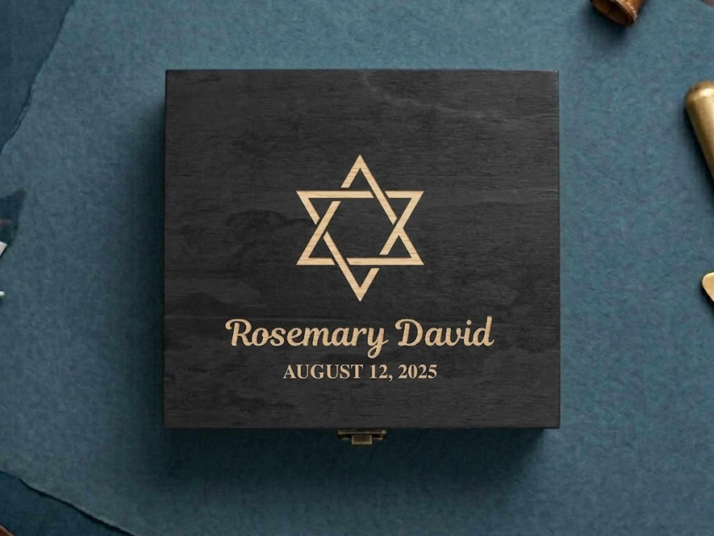 Personalized Bar Mitzvah Memory Box
