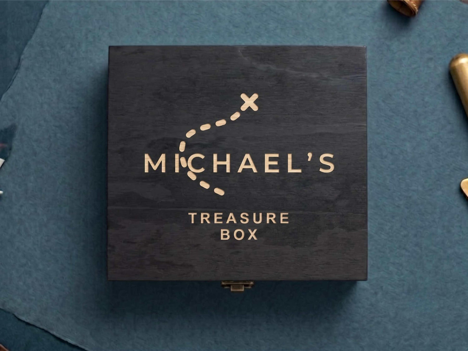 Black Treasure Keepsake Box