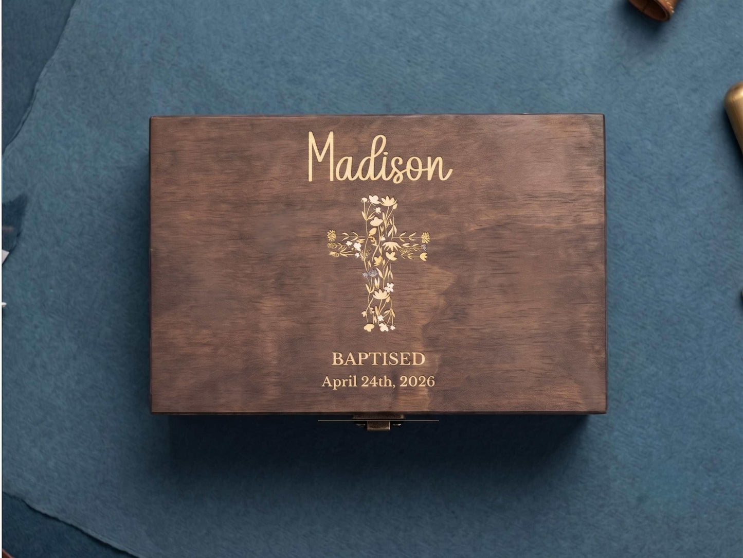 Girls Baptism Memory Box