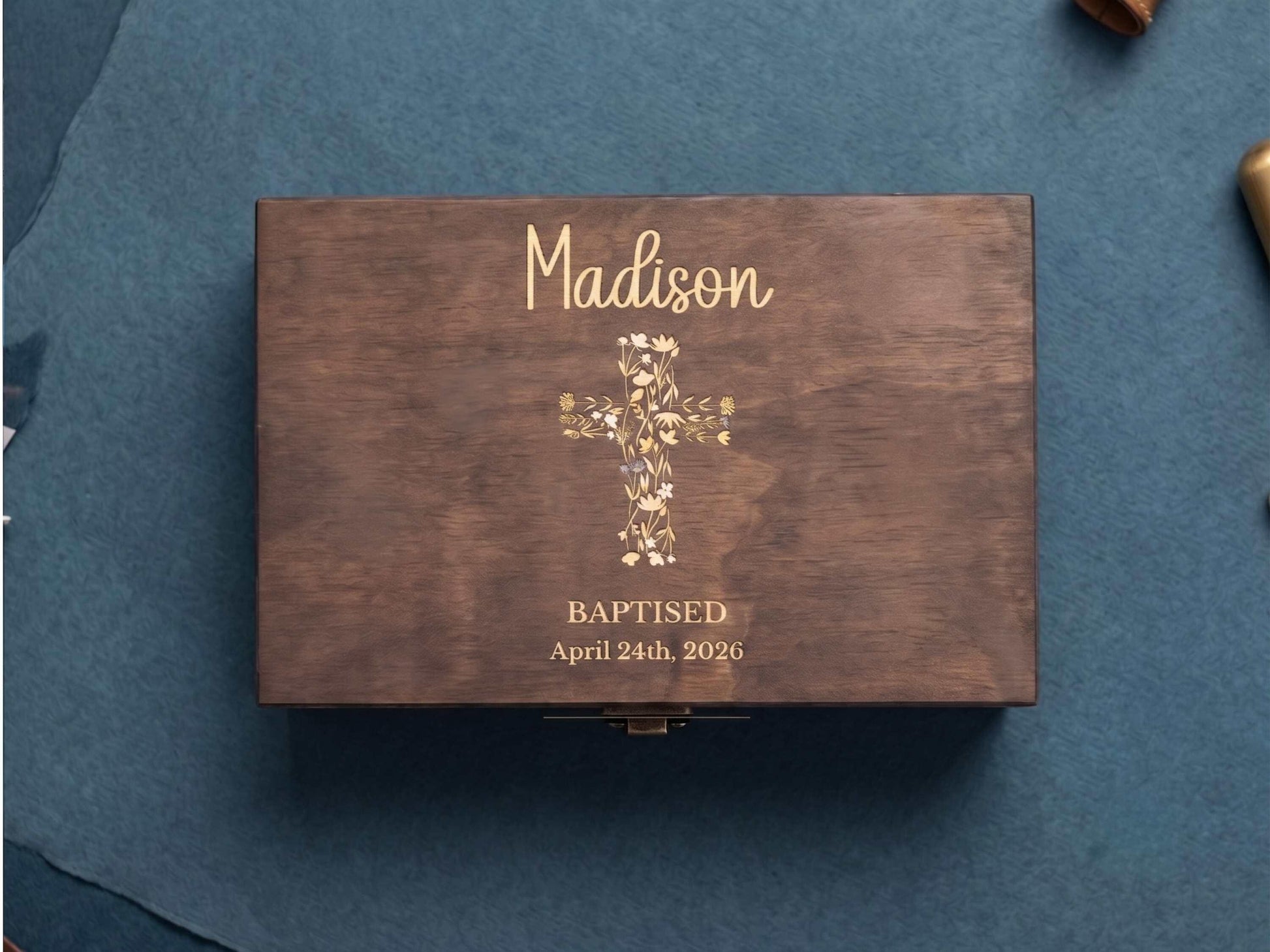 Girls Baptism Memory Box