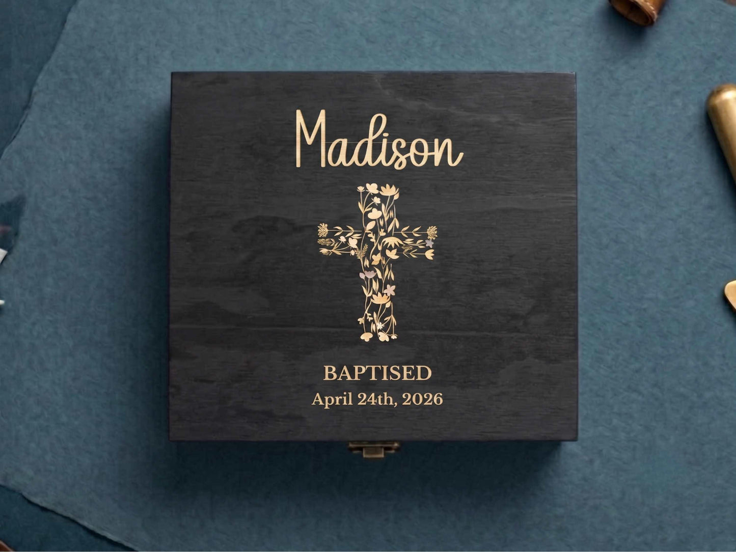 Girls Baptism Memory Box