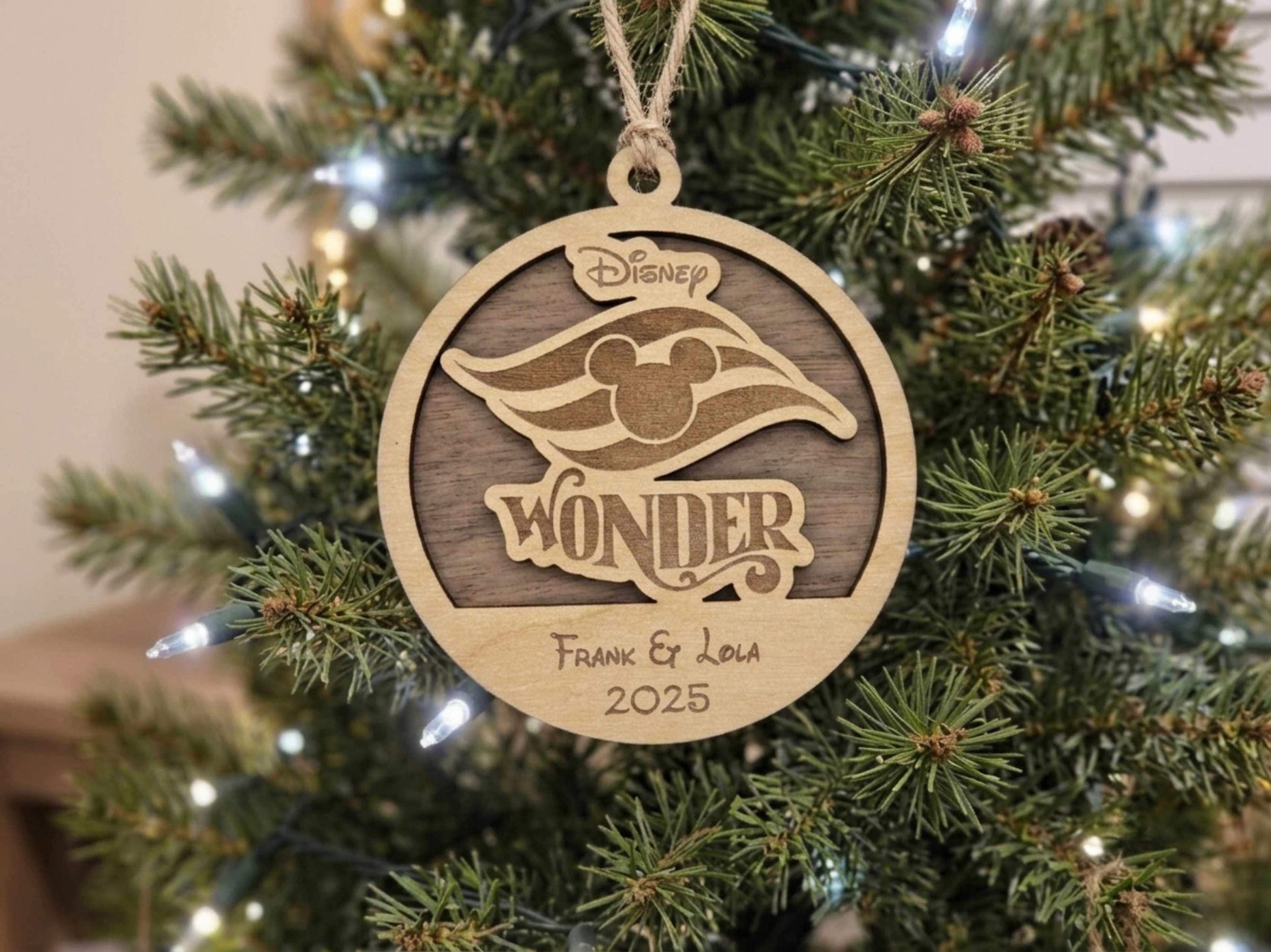 Disney Cruise Line Personalized Ornaments