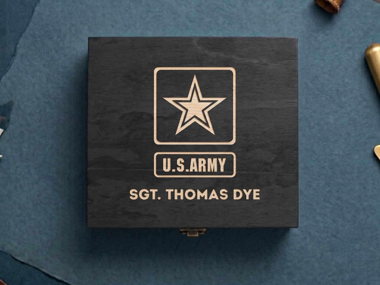 Personalized US Army Memory Box