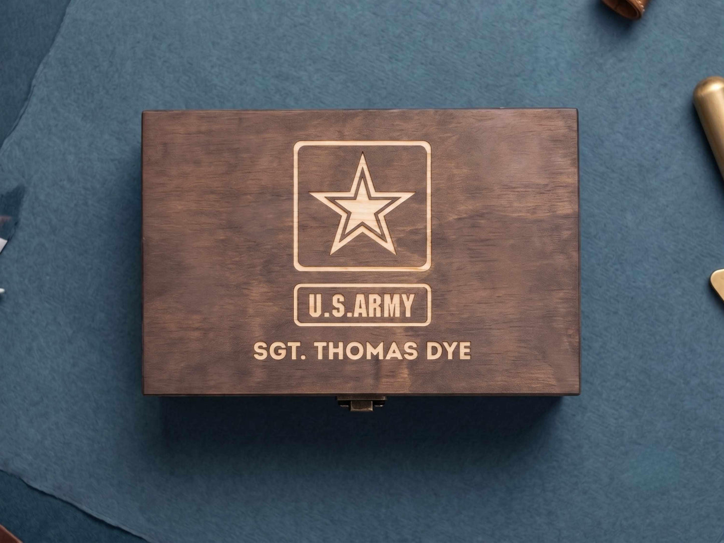 Personalized US Army Memory Box